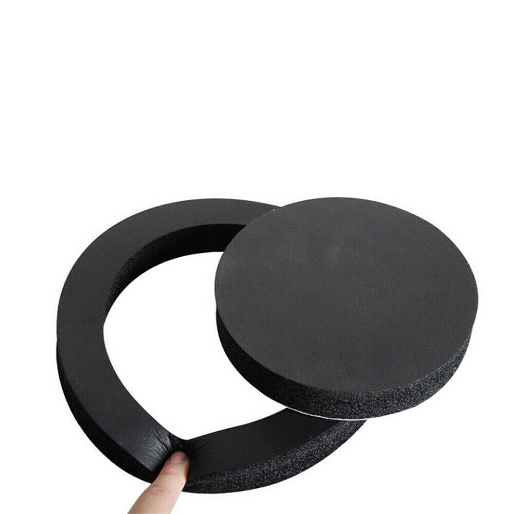 Anneau d'isolation phonique pour haut-parleur de voiture, 1 pièce, coussinet en coton de 6.5 pouces, accessoires d'isolation phonique, Audio automobile, garniture de porte, basse auto-adhésive