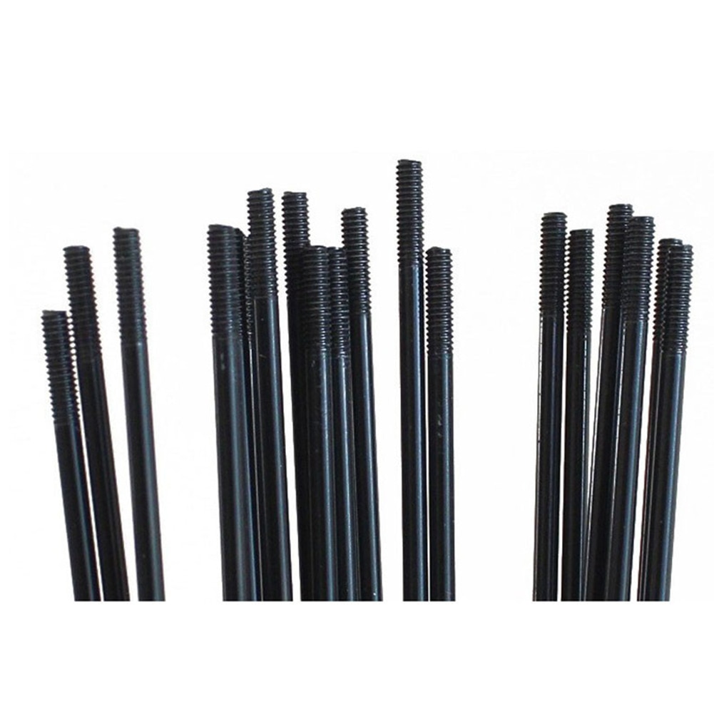 12pz 260-296mm raggi per biciclette in acciaio inossidabile bici MTB raggio ruota ferri da maglia raggi parti bici elettrica capezzolo di rame