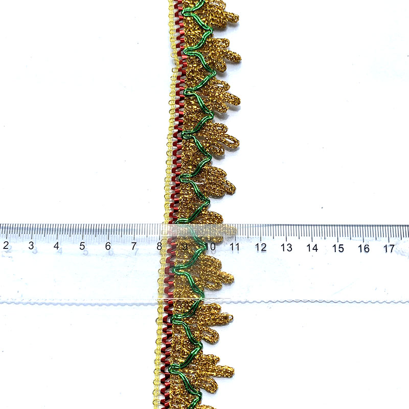 4m/13.12ft each bag golden silver lace trims big wide satin ribbons clothing curtain accessory handmade DIY sewing flower trim