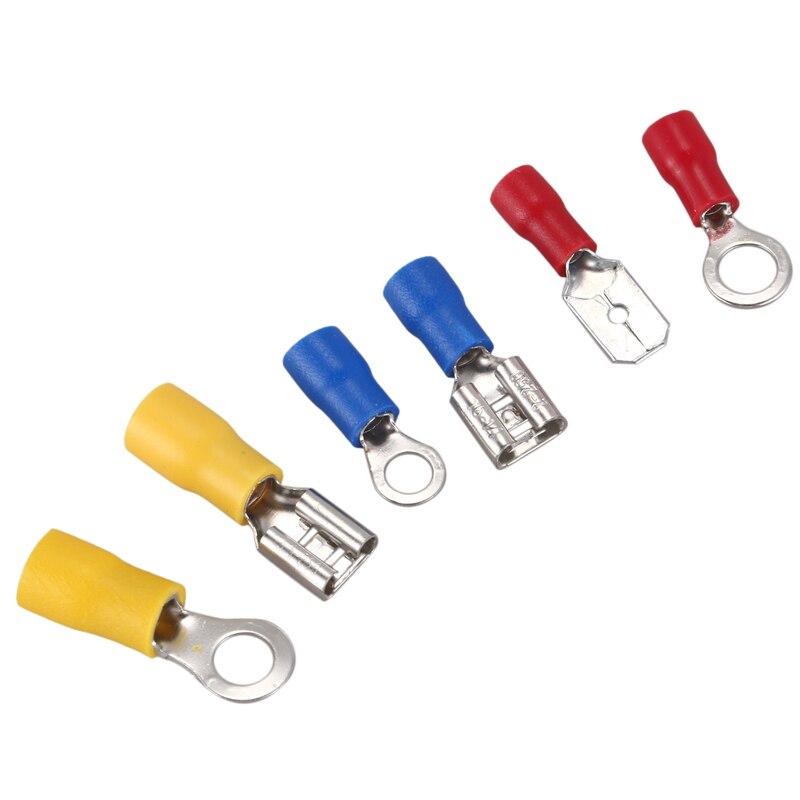 1000Pcs Assorted Car Electrical Wire Terminals Insulated Crimp Connectors Box Kit