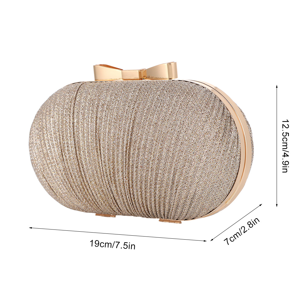 1PC Ei bilden Strass Abend Tasche Perlen Kette Geldbörse Kupplung Schulter Tasche Handtaschen Hochzeit Party frauen Gepäck Taschen