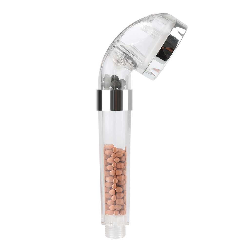 1 pcs Anion Shower Head High Pressure Boosting Water Saving Filter Balls Shower Head With Negative Ion Activated