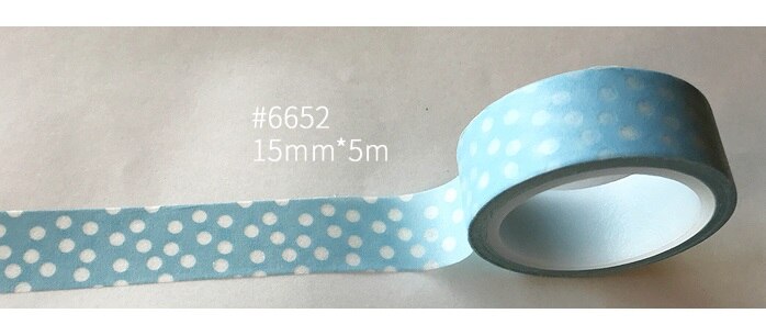 Dot Washi Tape Wrapping Paper Tape DIY Decoration Washi Tape Washi Tape: 6652