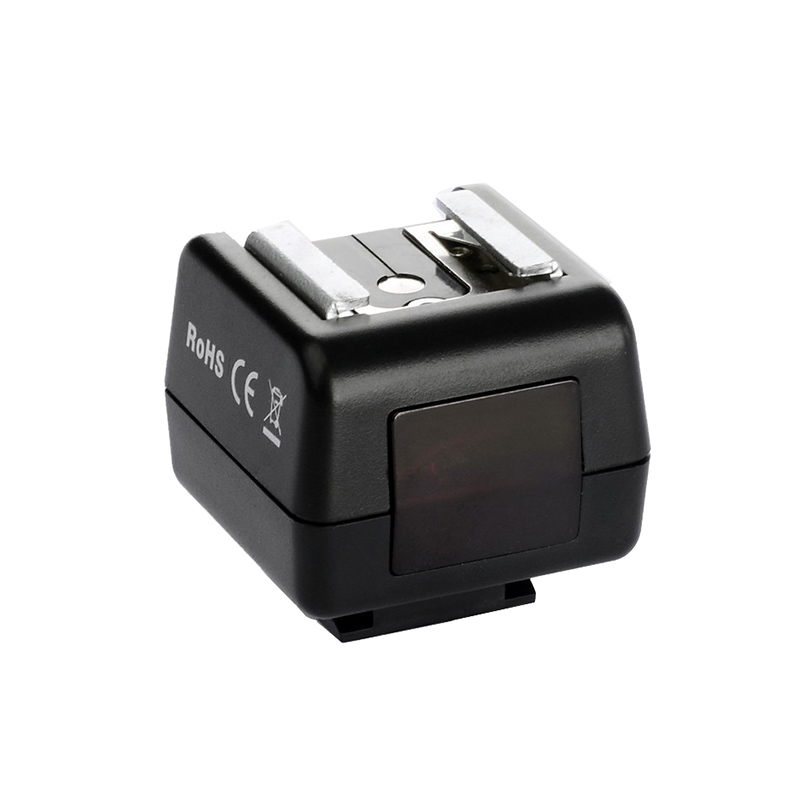 Viltrox FC-5P Flitsschoen Draadloze Optische Slave Flash Trigger Adapter PC Sync Socket voor Canon Nikon DSLR