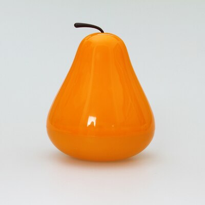 Plastic Cute Pear Storage Box Fruit Pen Holder Pencil Container Case Brush Pot Box Sundry Organizers Desktop Office Stationery: c