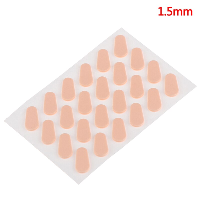 24pcs/sheet Anti-Slip Eyeglass Nose Pads Soft Foam Nose Pads For Glasses Unisex Self Adhesive Eyeglass Nose Pads Thin Nosepads: nude 1.5mm