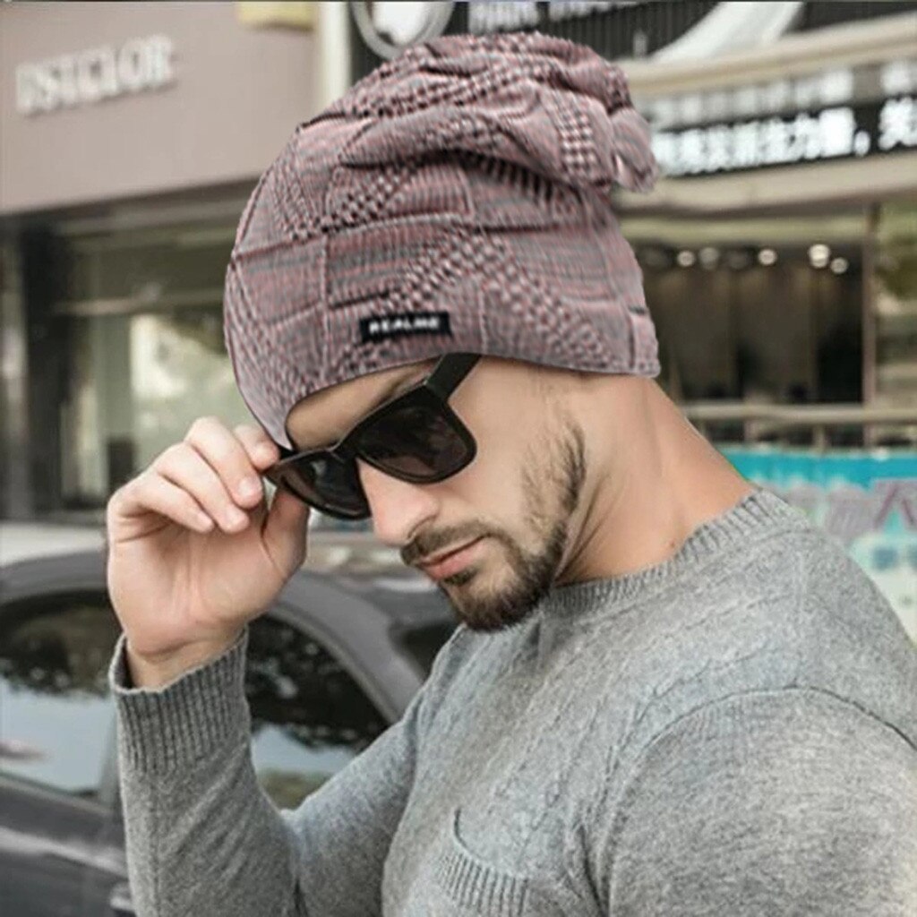 Beanies Winter Cap Women Men Hat Trendy Warm Oversized Chunky Baggy Stretchy Slouchy Skully Hat Beanie Hat Muts #2O17: Pink