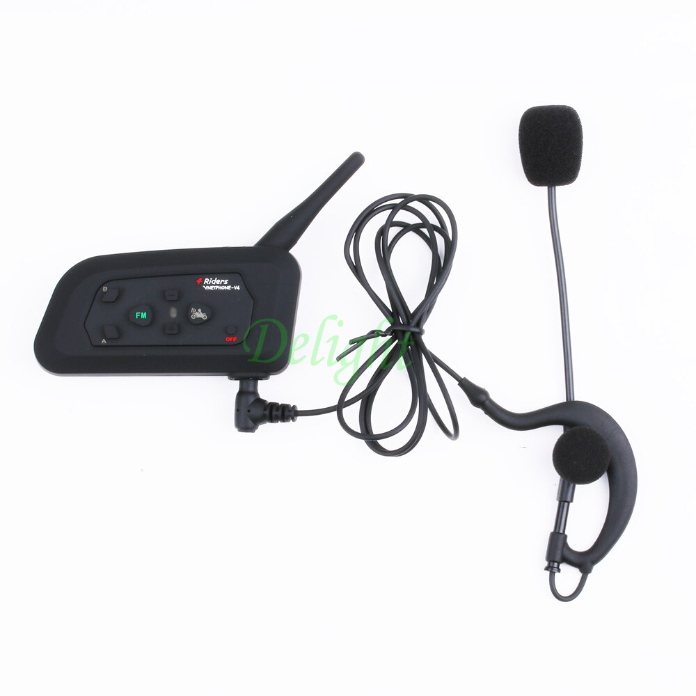 Vnetphone Football Referee Intercom Microphone Headset Earphone and Coach Referee Headphones for V6/V4/FBIM Referee Intercom