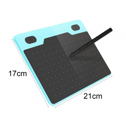 Mobile Phone Graphic Tablet Compact Compatible Light Digital Drawing Board for Windows for Mac OS: Blue