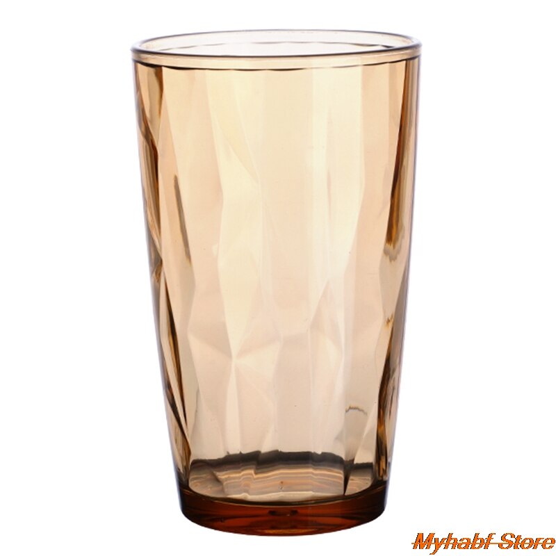Gobelets en acrylique Transparent, 1 pièce, pour boire du thé, de l'eau, du jus de lait, verres à vin, Bar de cuisine, verres à boisson,: BR