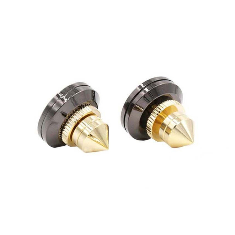 Hifi Speaker Connector Golden Plug Audio Sound Faceplate Wall Outlet For Home Theater System