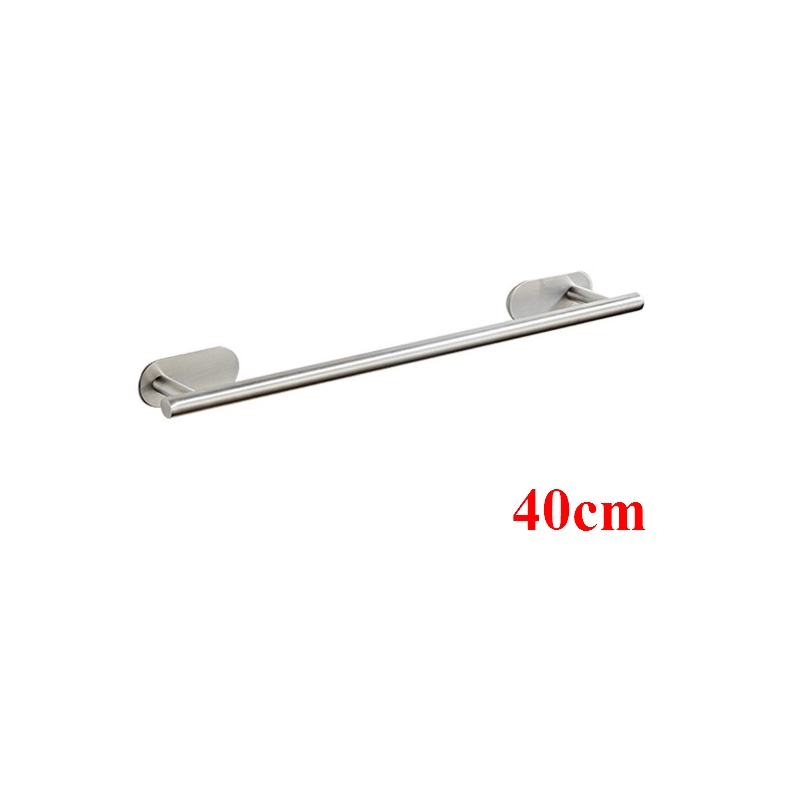 Handdoekrails Badkamer enkele handdoek bar rail, wandgemonteerde roestvrijstalen handdoekhouder, multi-size lange handdoek staaf, 30 cm ~ 150cm optioneel, zilver (Size : 100cm