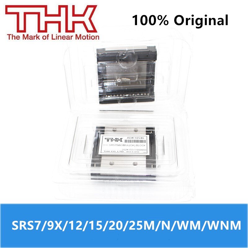 Japan THK linear rail block slider SRS7M SRS9XM SRS9WM SRS9XGM SRS12M SRS12WM SRS12NM SRS15M SRS15WM SRS15WNM SRS20M SRS25M
