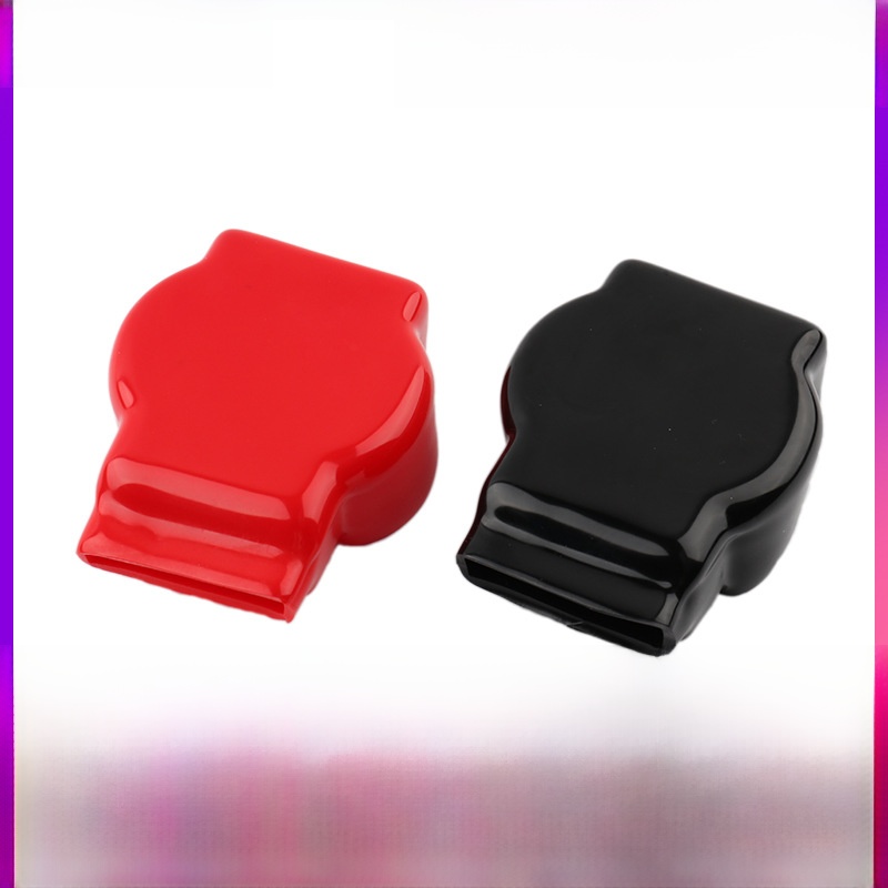 Isolatiekap voor auto-accu-aansluiting Beschermhoes voor batterijklemmen van PVC: Rood