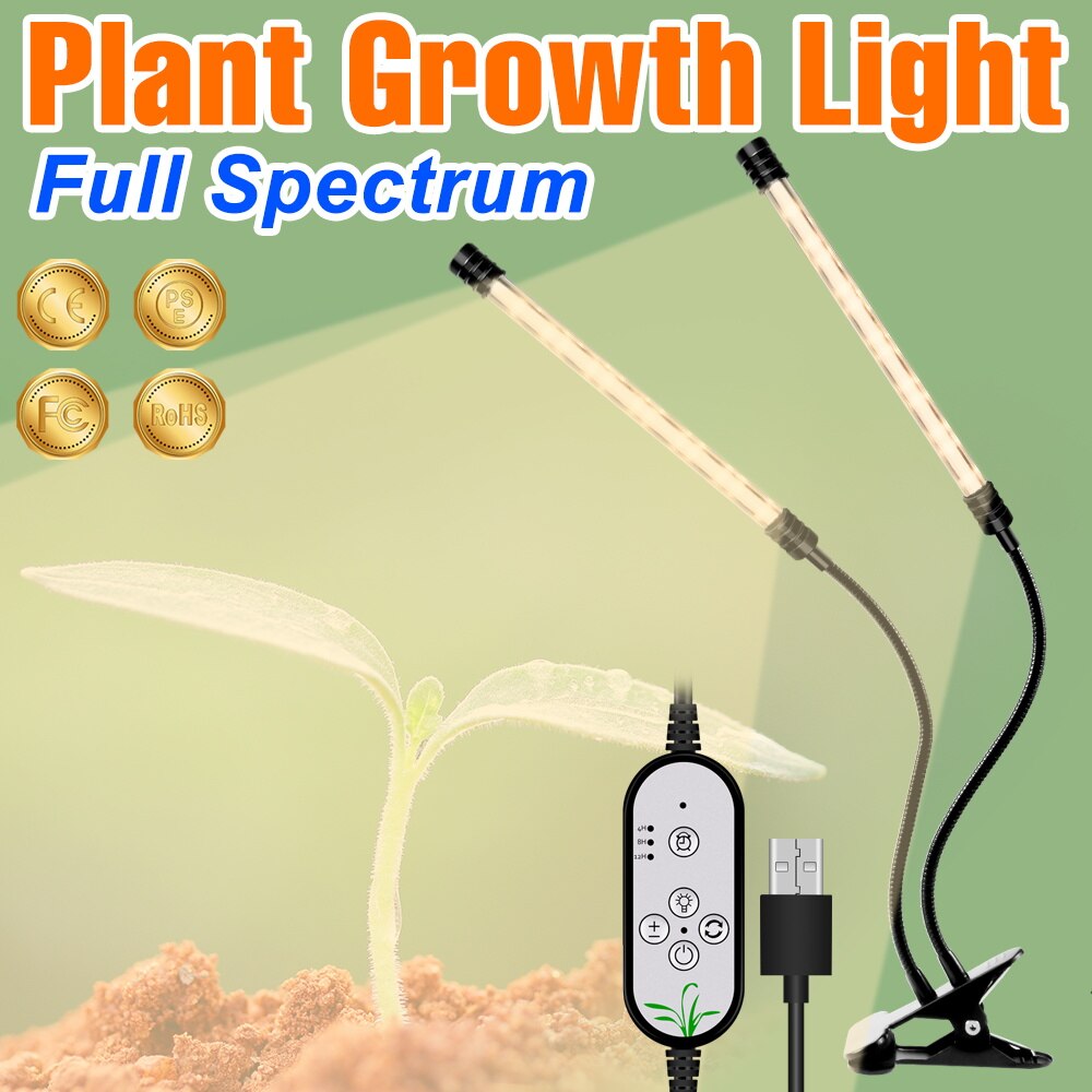 5V Phytolamp Voor Planten Led Grow Light Usb Volledige Spectrum Controle Planten Zaailingen Bloem Indoor Grow Tent Doos Lamp kas