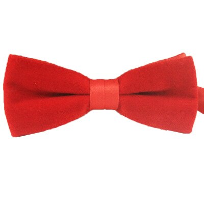 Mantieqingway Mannen Fluwelen Strikjes Voor Bruiloft Bowtie Noeud Papillon Strikjes Voor Suits Gravtas Slanke Das Strikjes Tie: RD