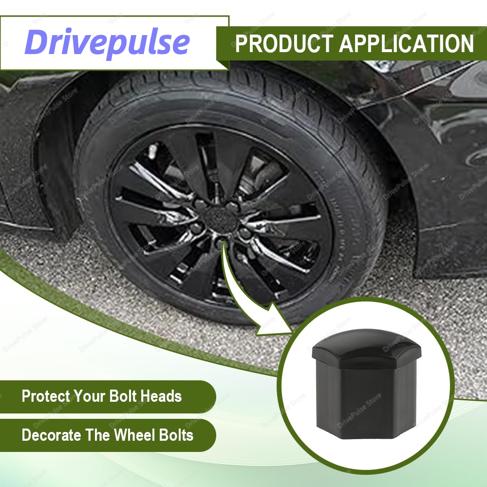 20 piezas cubiertas universales para tuercas de rueda 17/19/21mm-tapas para pernos de rueda a prueba de ust para coche, SUV, camión | Protección y decoración exterior