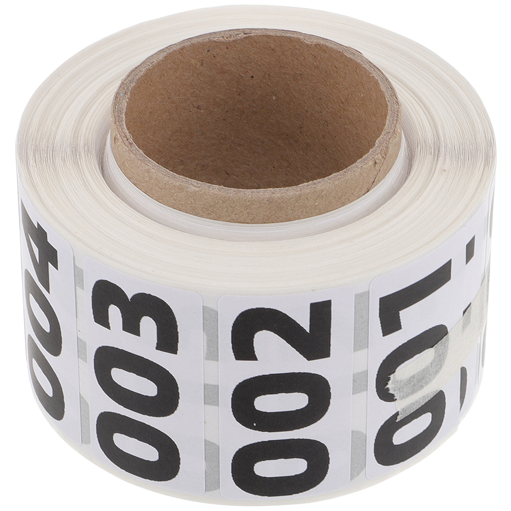 1 rollo de pegatinas autoadhesivas con números, etiquetas de inventario, etiquetas de clasificación, accesorios para carpetas de archivos, productos de archivo, oficina y escuela
