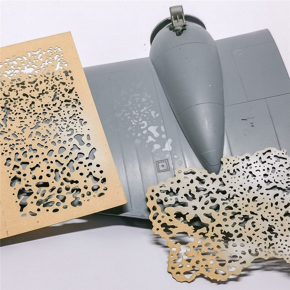 Efekty solne natryskiwacz szablony robić 1/32 1/48 1/72 LIANG-0006/0007 Model przybory robić dekoracji