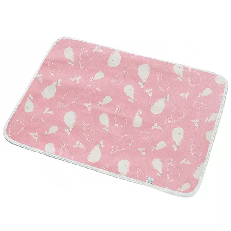 Alfombrilla absorbente para orina de perro, almohadilla transpirable para pañales, cojín portátil de viaje para cachorros, impermeable, funda lavable para asiento de perro y gato, suministros para mascotas: Whale