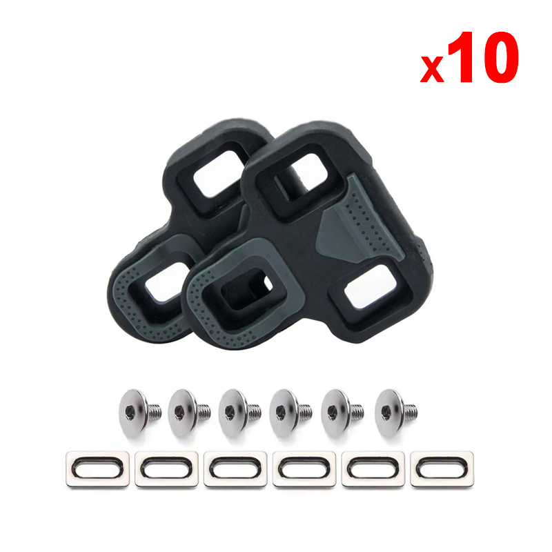 Pedals Cleats Fit LOOK KEO System Road Cycling Cleats 4.5 Degree Floating Self-locking Bicycle Cleat Pedal Part Bike Accessories: Burgundy