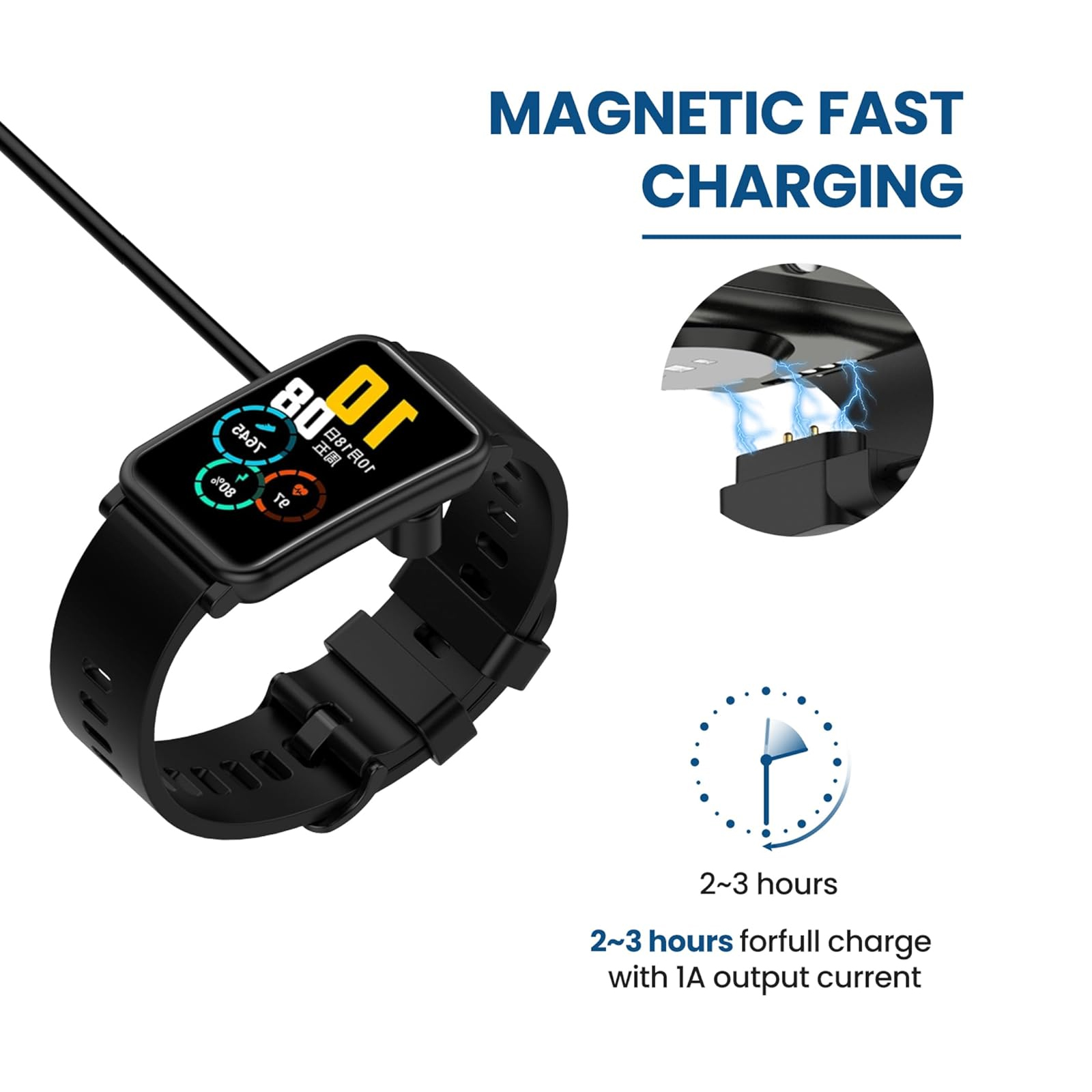 Cable de carga del cargador Honor Band 9 para Huawei Band 10/Watch Fit3/ Fit 2/ Fit Mini/ Band 6 / Band 7/Band 8 cargador tipo C