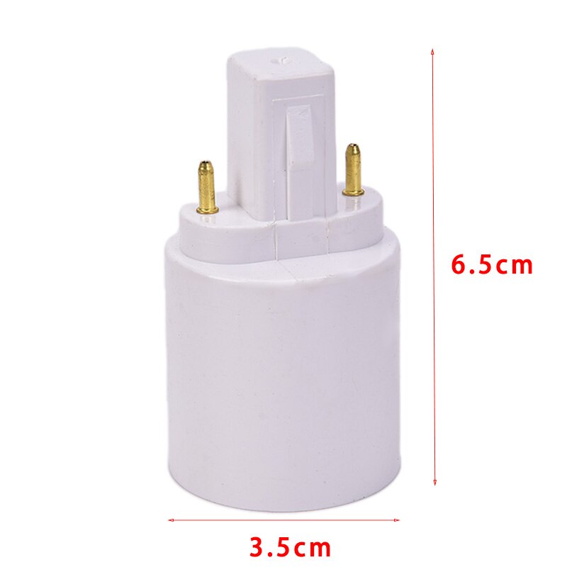 Adattatore Lampada Da G24 A E27 - Convertitore Presa Femmina A Maschio Per LED E Alogene