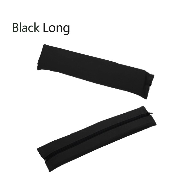 2 Stuks Stoel Armsteun Pads Voor Home Office Stoelen Voor Polyester Mouwen Swivel Stoel Armsteun Anti Proof Mouwen Pack Stoel covers: Black long