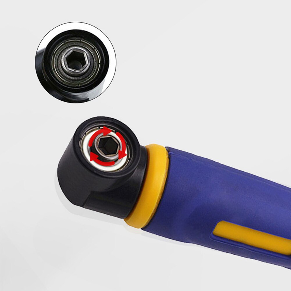 90 Degree Angle Adapter Tool Screwdriver Electric Drill Extension Easy Release Accessory Universal Corner Bits Chuck Lock