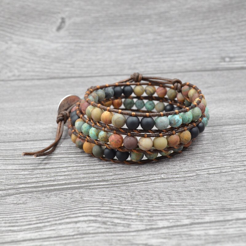 Couple Bracelet Natural Stone Yoga Beaded Bracelet Men's and Women's Friends Hand-woven Bracelet