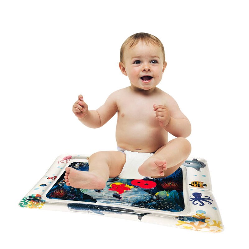 Colchoneta de agua inflable de PVC para bebé, Centro de Actividades divertido para niños y bebés, colchoneta de agua Funcushion para bebés