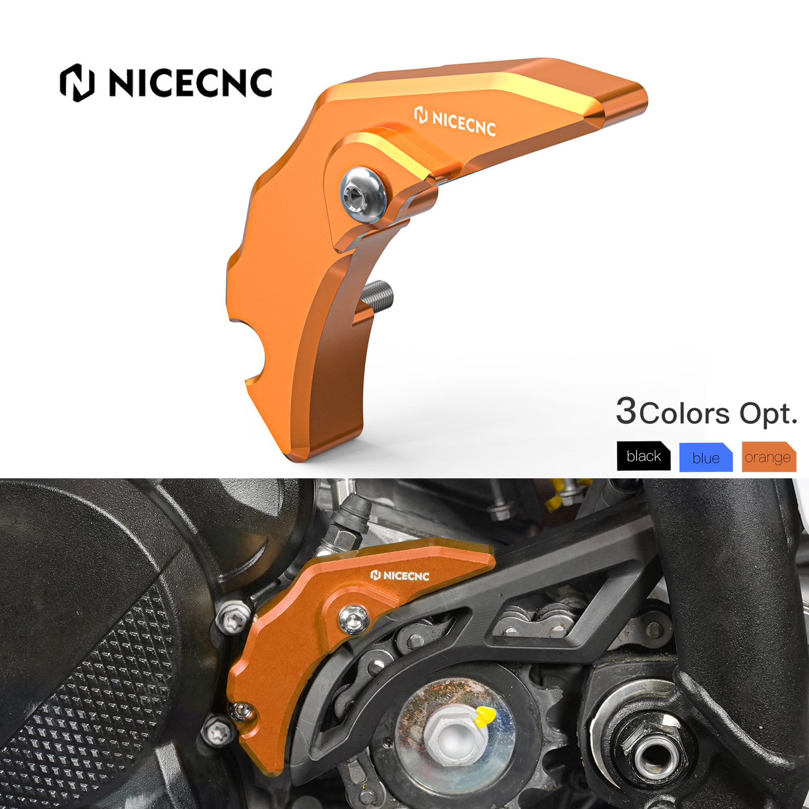 NiceCNC para KTM EXC 300 EXC250 XCW250 XCW300 2024 XC300 XC250 SX300 SX250 2023-2024 Protector de cubierta de cilindro esclavo de embrague