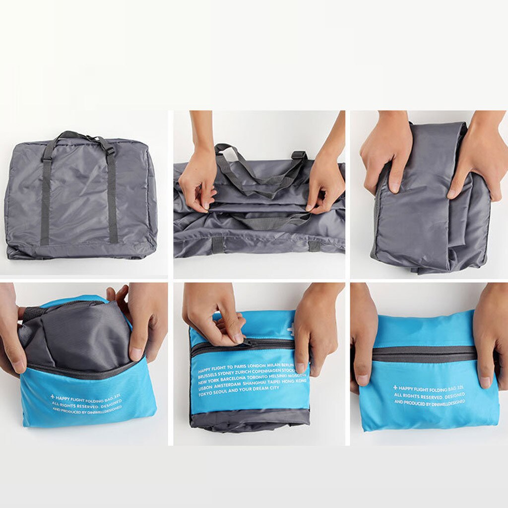 Waterproof Travel Bag For Suit Nylon Large Capacity Women Bag Foldable Travel Bags Hand Luggage Packing Cubes Organizer Set