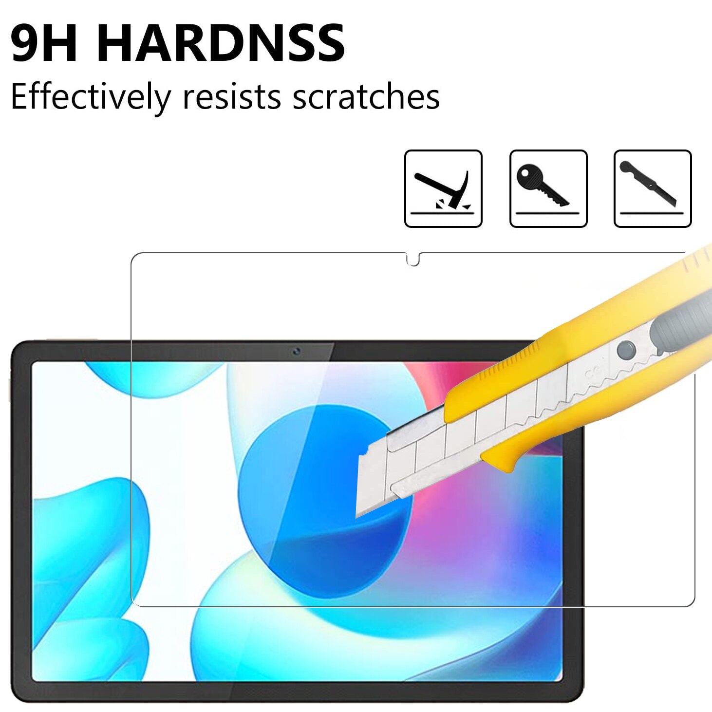 3 Pack For Realme Pad Tempered Glass Screen Protector RealmePad 10.4 inch Clear Film Guard Protection