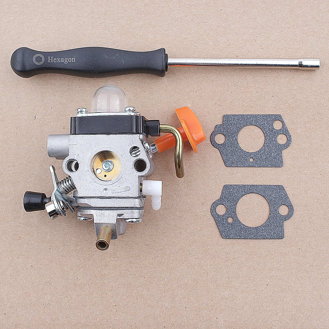 Carburateur pakking afstelgereedschapsset voor stihl  fs87 fs90 fs100 fs130 km130 ht130 trimmer 41801200613, 41801200611, 41801200610