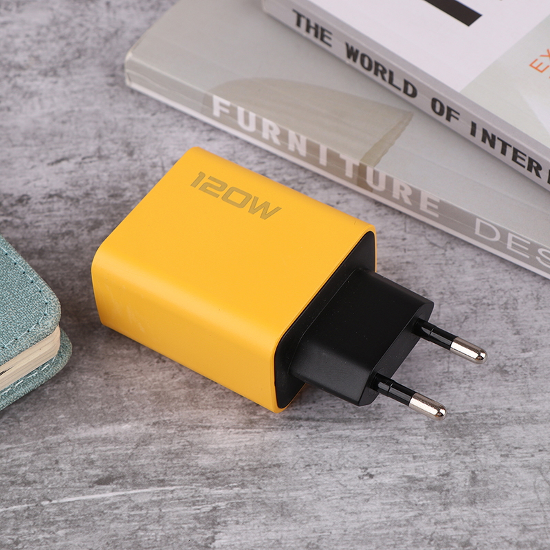 Hurtiglader type  c 120w hurtiglading 3.0 usb-laderadapter til telefon pd usb-lader hurtiglading: Grønn