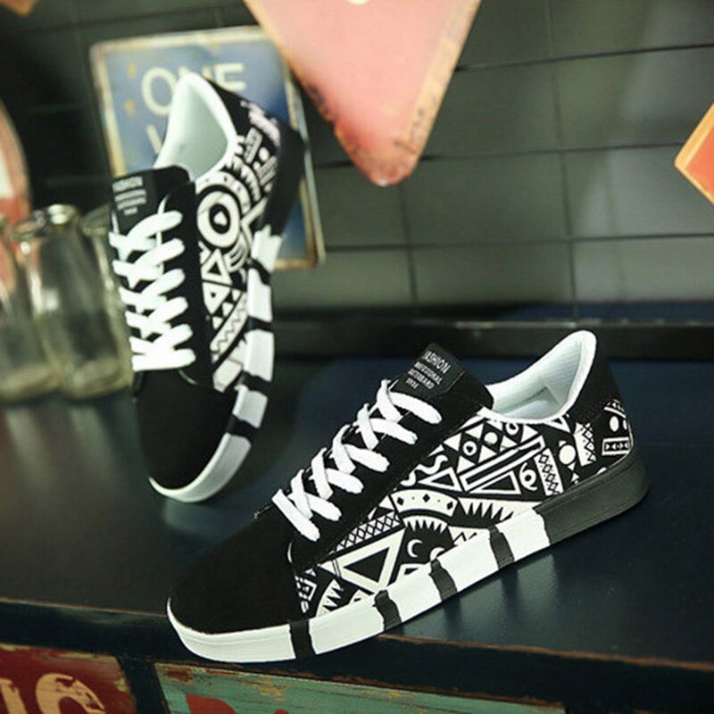 Loozykit herr sneakers vår/höst herr fritidsskor canvas sneakers koreanska sport manliga studentskor
