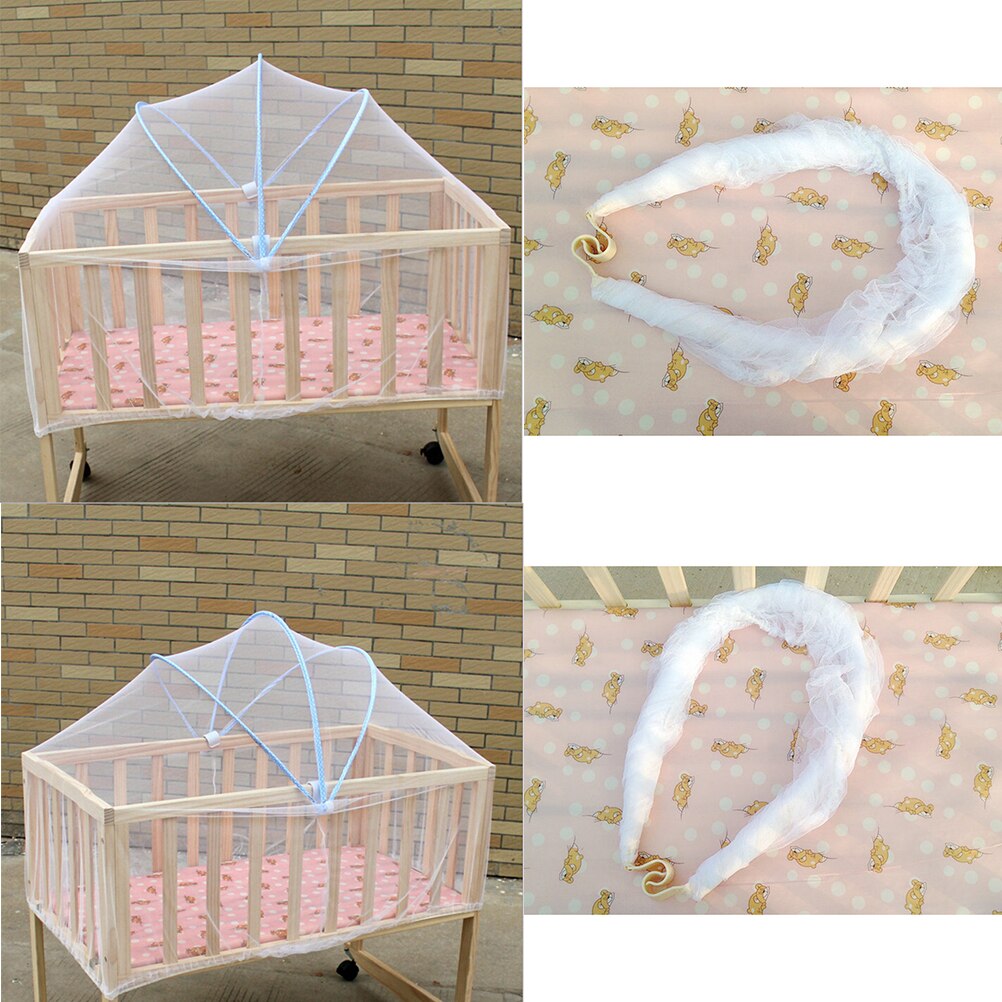 Easy Install Protect From Skeeter Portable Baby Crib Mosquito Net Summer Multi Function Cradle Bed Netting