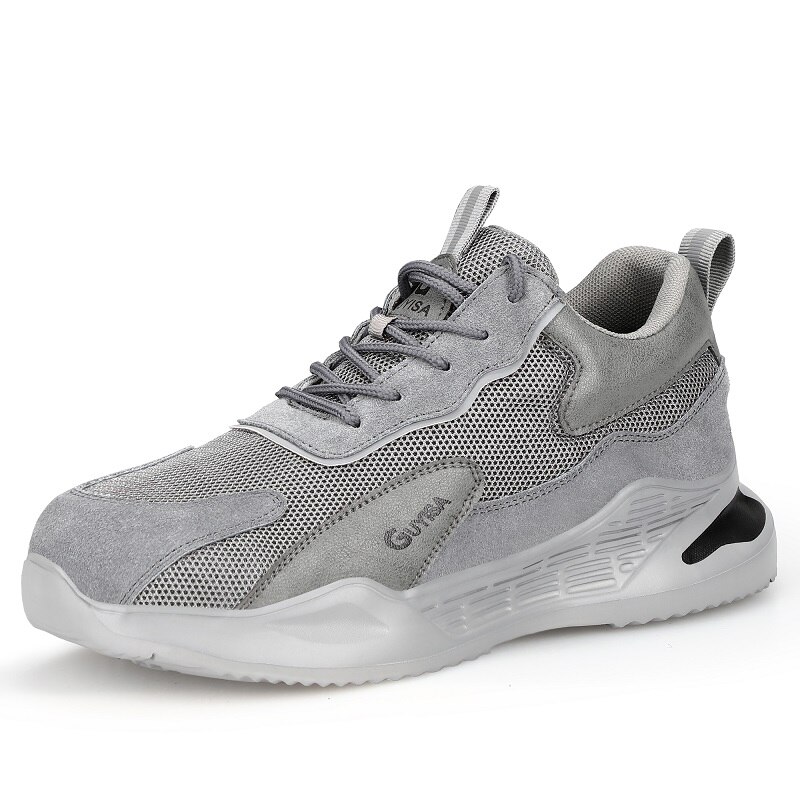 Annvia Veiligheidsschoenen voor vrouwen lichtgewicht stalen neus trainers mannen werk veiligheid trainers ademende dames veiligheidslaarzen antislip sneakers, Zwart01, 36 EU