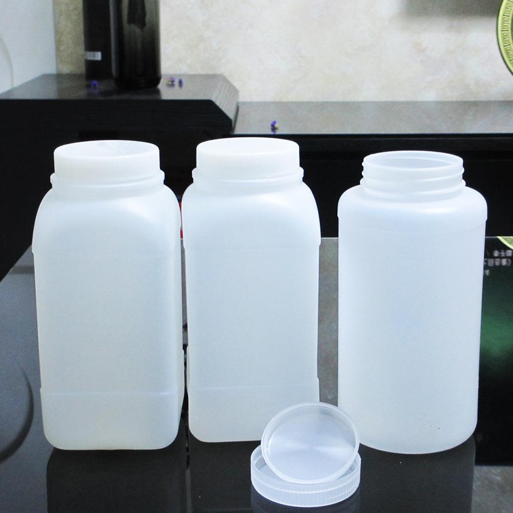 1000Ml Plastic Opslag Fles Voor Chemische Vloeibare Flacon Reagens Lab Supply Lege