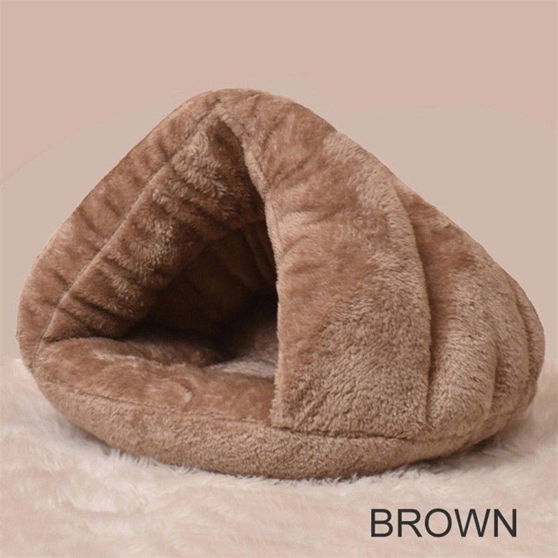 Chien chat grotte Igloo Cages lit panier maison chaton doux confortable intérieur coussin chenil Cages