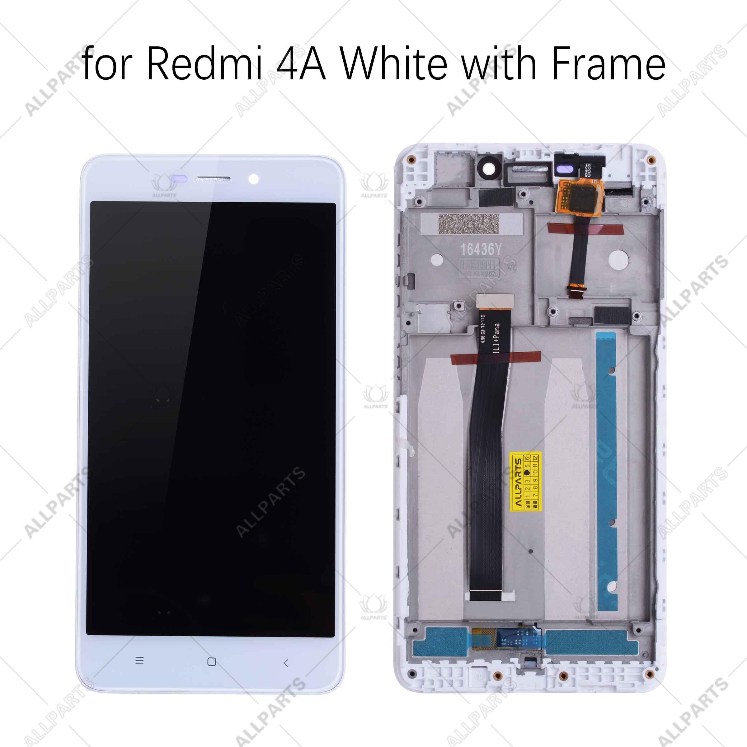 5.0&quot; Tela Frontal Display do XIAOMI Redmi 4X 4A LCD Touch Completo Compatível Con: 4A White with Frame