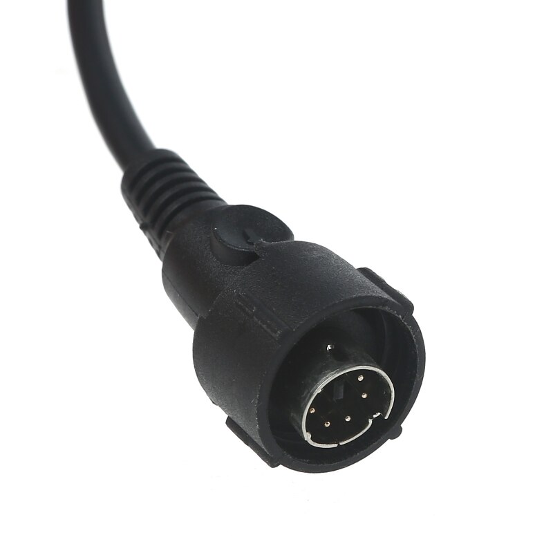 Mini-Din Connector Kabel Geldt Voor Medium Duty Throat Mic Pro Oor-Trillingen Microfoon