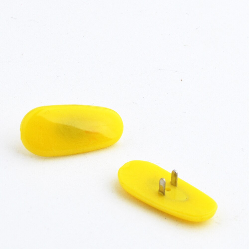 20 stk svarte gule røde briller brilleglass briller myke pvc neseputer med metallkjerne tilbehør 16mm