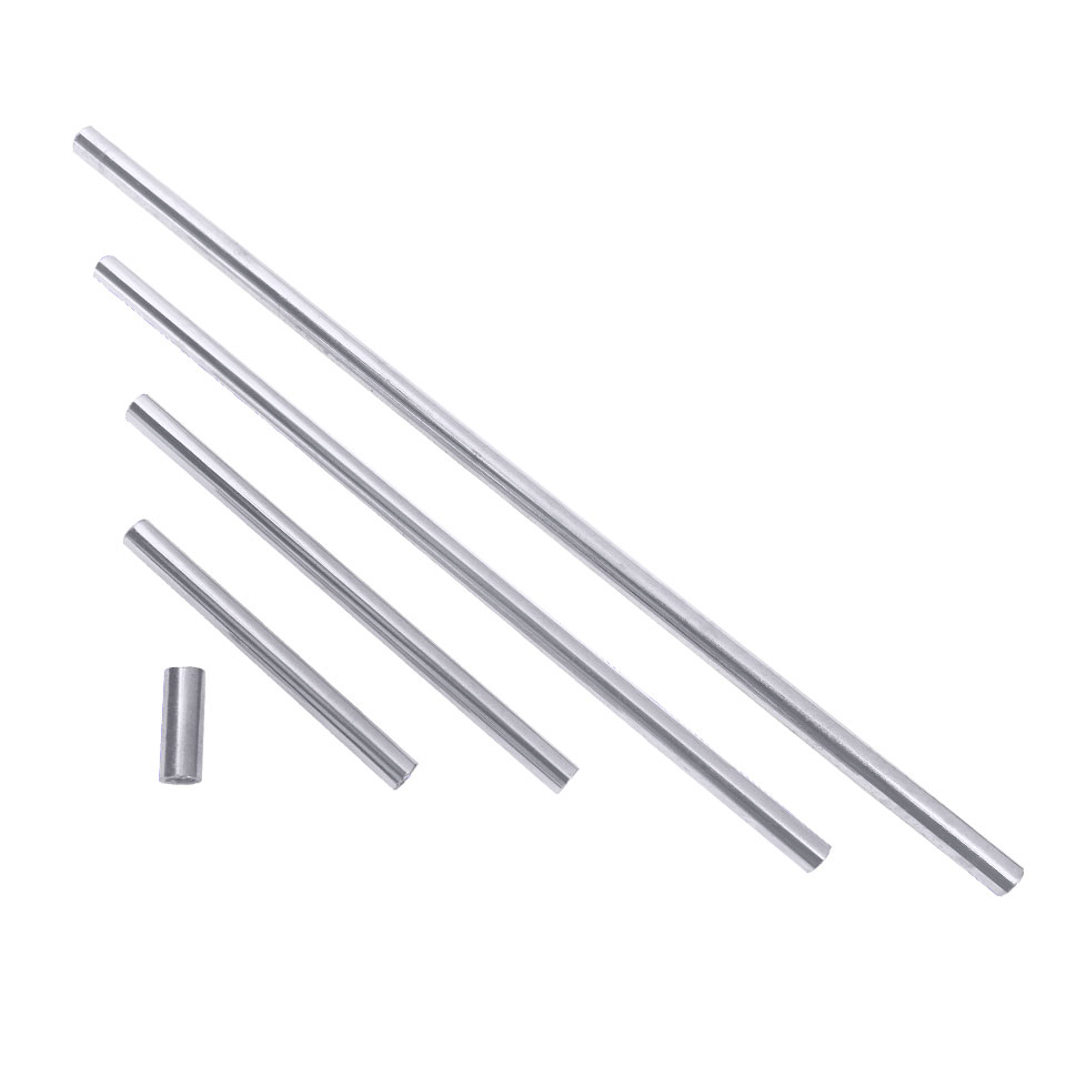 10 st metriska  m4 innertänder ihåliga raka rör invändig gänga kopplingsrör järnkromad dia 4.8mm ihålig stång