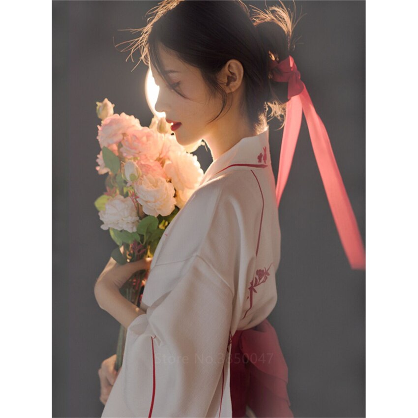 Kimono japonés para mujer, vestido largo, disfraz de, de baño japonesa, ropa de dormir para actuaciones de fiesta de disfraces