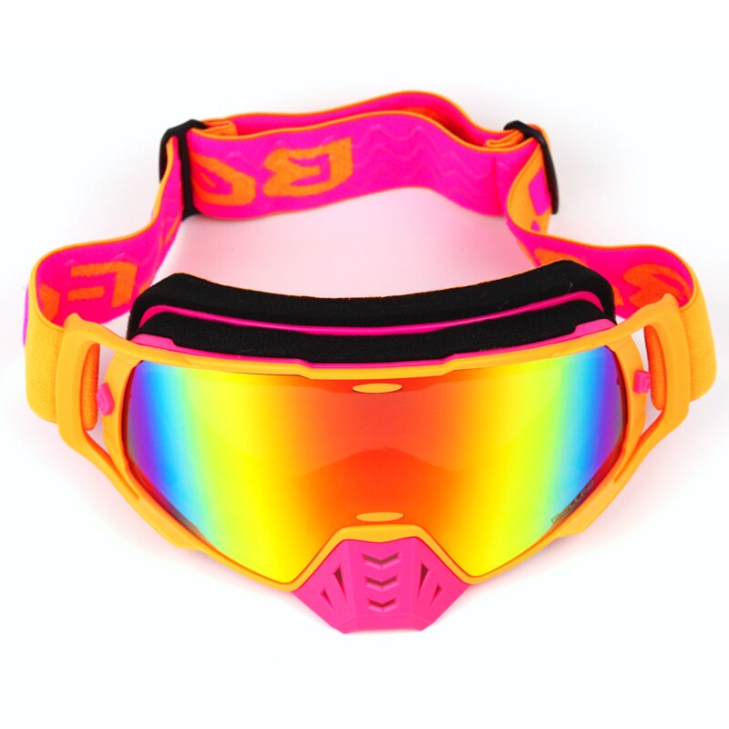 MX Goggle in Motorrad Gläser BOLLFO Moto-Cross Brille ATV aus Straße Schmutz Fahrrad Staubdicht Rennen Glas Anti Wind Brillen Brille