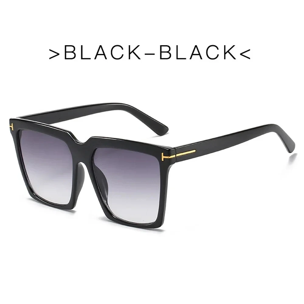 Kwadratowe okulary przeciwsłoneczne damskie 2025 Vintage marka Oversize T damskie okulary przeciwsłoneczne czarne gradientowe okulary damskie męskie óculos UV400: green