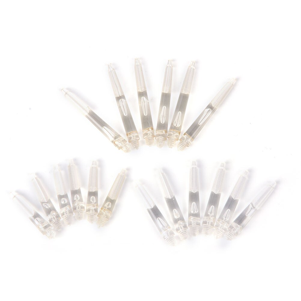 30 Pcs Nylon Darts Shafts Plastic Shaft Transparent Crystal Color Nylon Materials Dart Shafts Dart Accessories