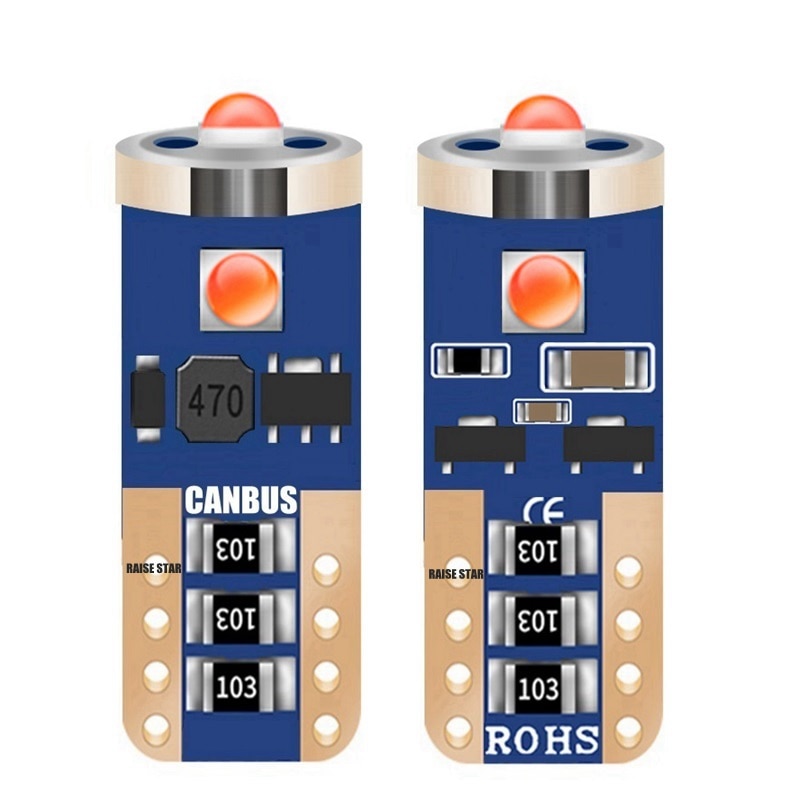 T10 W5W WY5W Cree Chip Led Auto Parking Lichtbron Canbus Geen Fout Auto Reading Dome Lamp Wedge staart Side Bulb